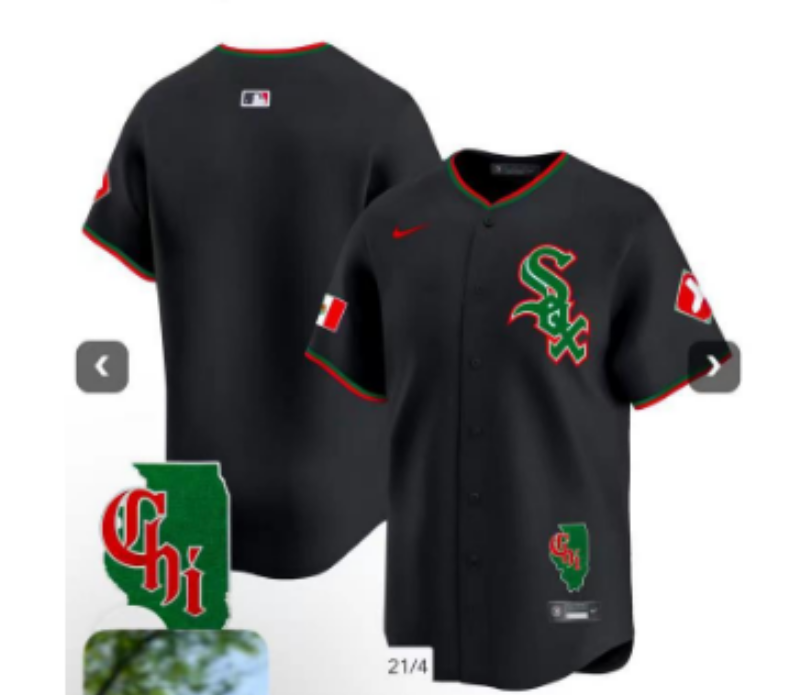 Men 2025 Chicago White Sox blank Black Game Nike MLB Jersey 01